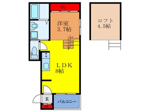 ｓｔａｇｅ千船の物件間取画像